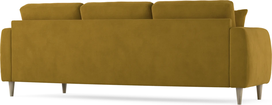 Eden - 3-sits soffa svängd - Gul