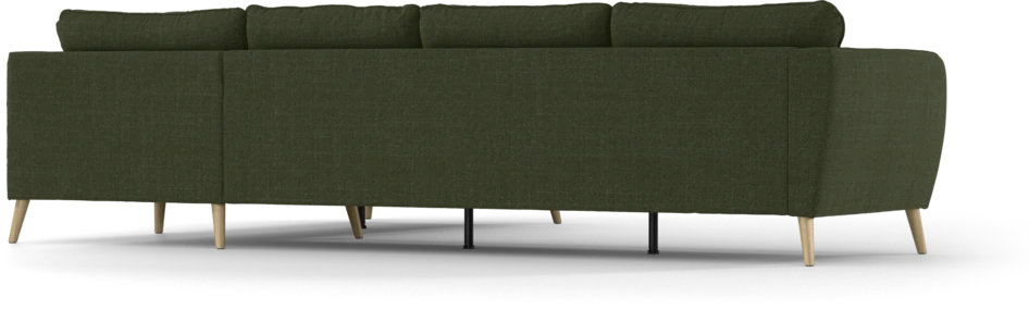County - Hörnsoffa, 3+2-sits - Grön