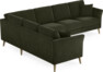 Eden - Hörnsoffa, 2+3-sits - Grön