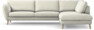 Madison Lux - 3-sits soffa med divan höger - Vit