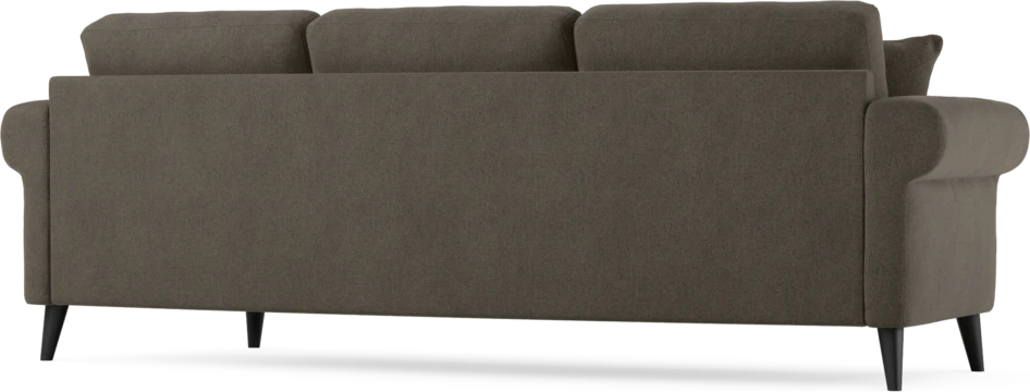 Eden - 3-sits soffa svängd - Brun