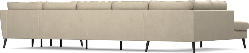 County - 4-sits soffa med divan vänster och schäslong höger - Beige