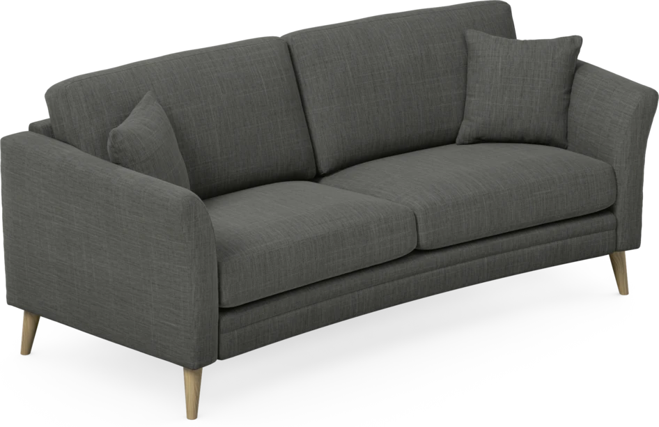 Eden - 2,5-sits soffa svängd - Grå