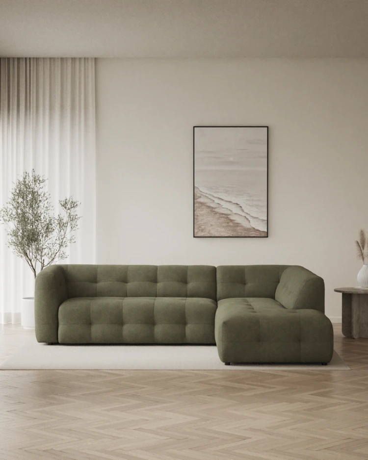 Bella - 3-sits soffa med divan höger - inspiration