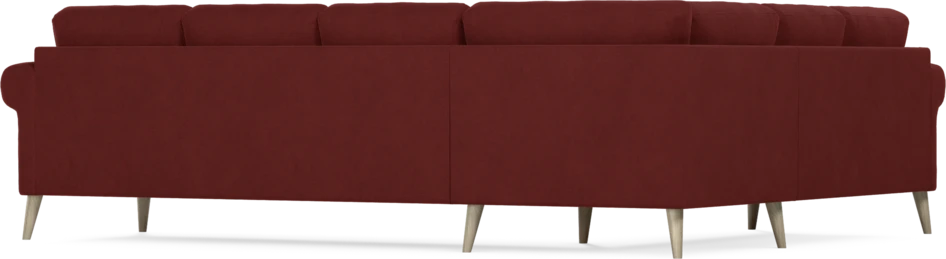 Eden - Hörnsoffa, 2+3-sits - Röd