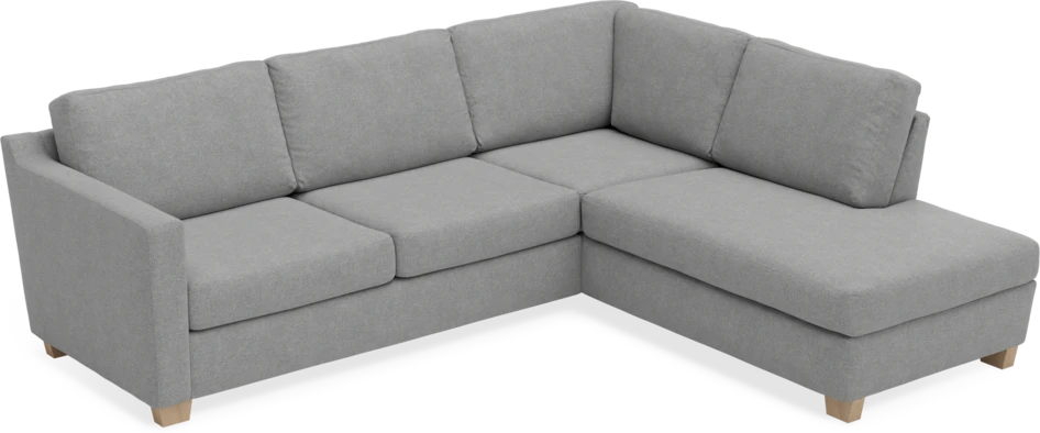 Friday - 2,5-sits soffa med divan höger - Grå