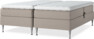 Delux Sense - Ställbar säng, dubbelsäng med bäddmadrass - Beige