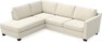 Friday - 2,5-sits soffa med divan vänster - Beige