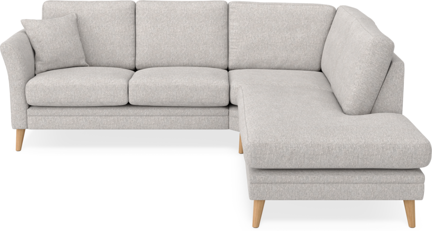 Eden - 2-sits soffa med divan - Grå