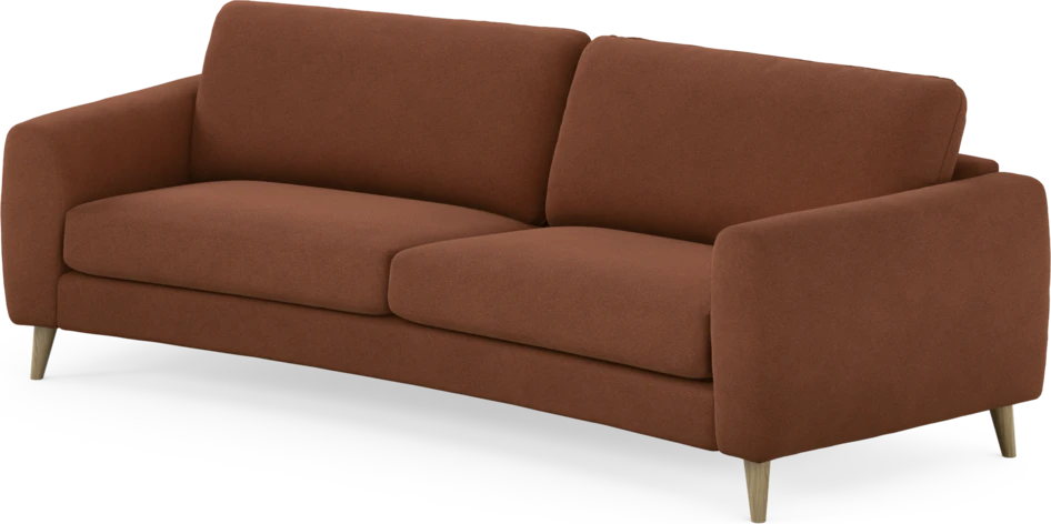 Bridge - 3-sits soffa svängd - Orange