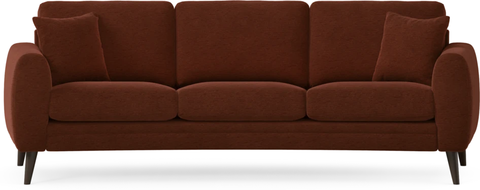Eden - 3-sits soffa svängd - Orange