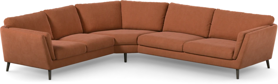 Madison Lux - Hörnsoffa 2+3-sits, hörn 2 - Orange