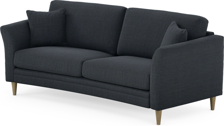 Eden - 2,5-sits soffa svängd - Blå