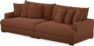 Rossi - 4-sits soffa - Orange