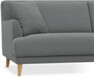 Macy Lux - 3-sits soffa - Grå