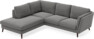 Madison - 2-sits soffa med divan vänster - Grå