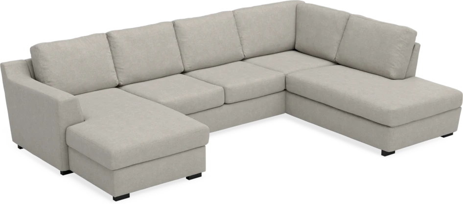 Friday - 3-sits soffa med schäslong vänster och divan höger - Beige