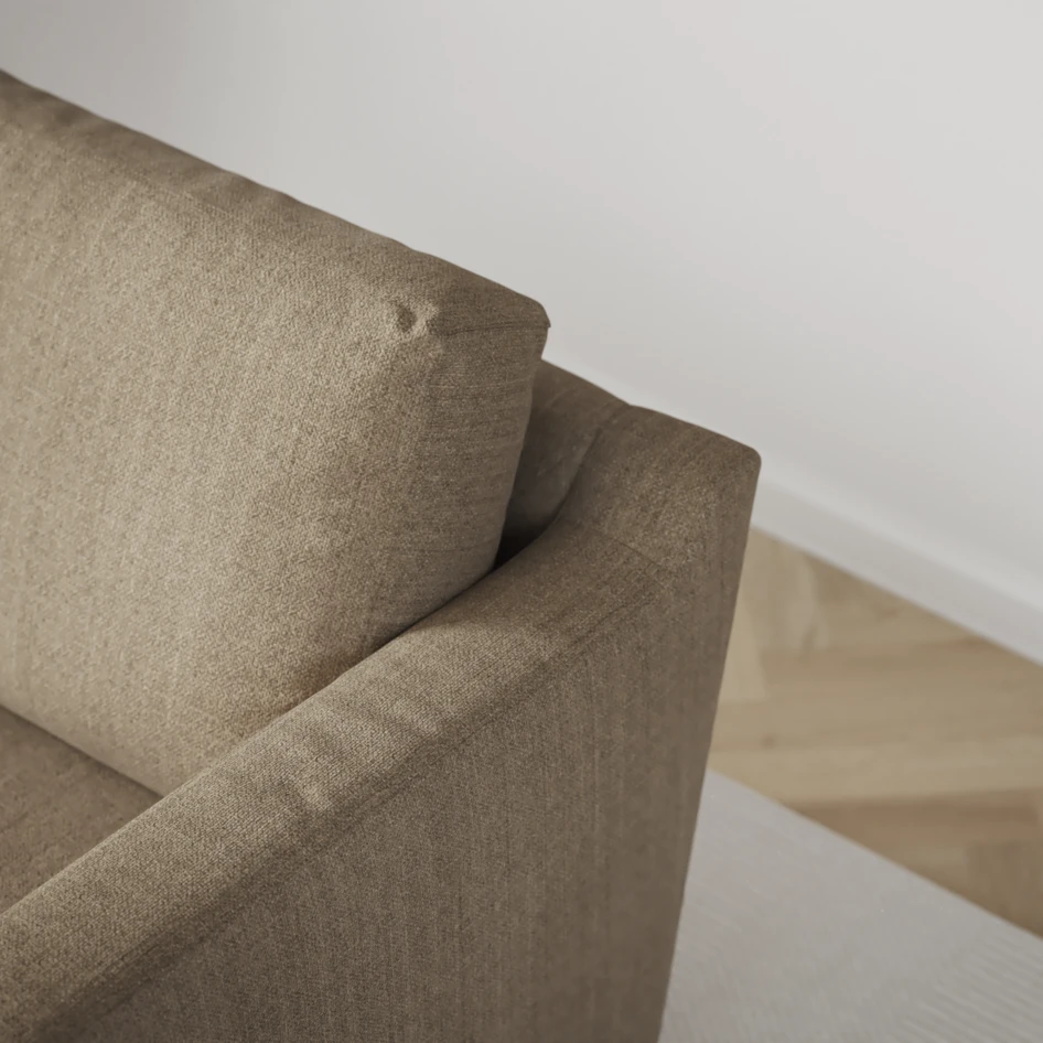 Friday - Hörnsoffa, 3+2-sits med schäslong vänster - Beige