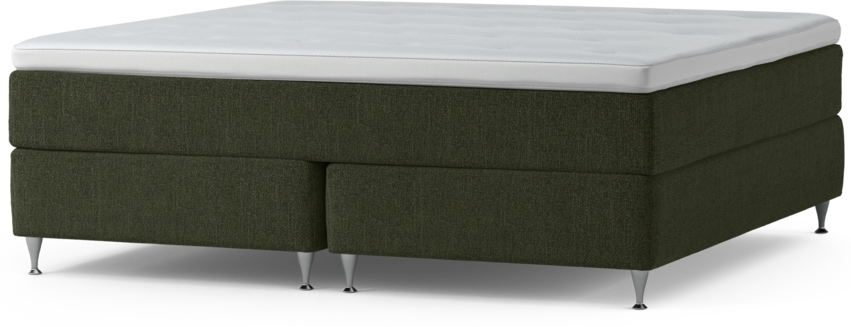 Delux Exclusive - Kontinentalsäng, dubbelsäng med bäddmadrass och sängben