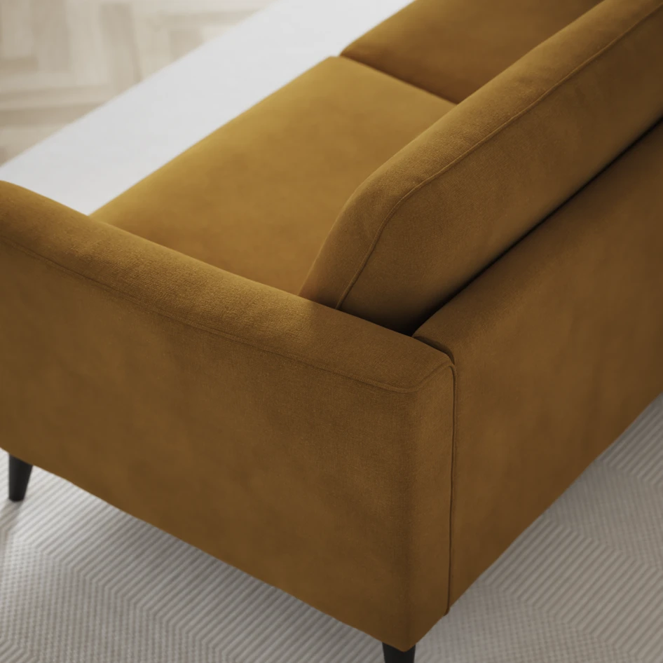 Bridge - 3-sits soffa - Gul
