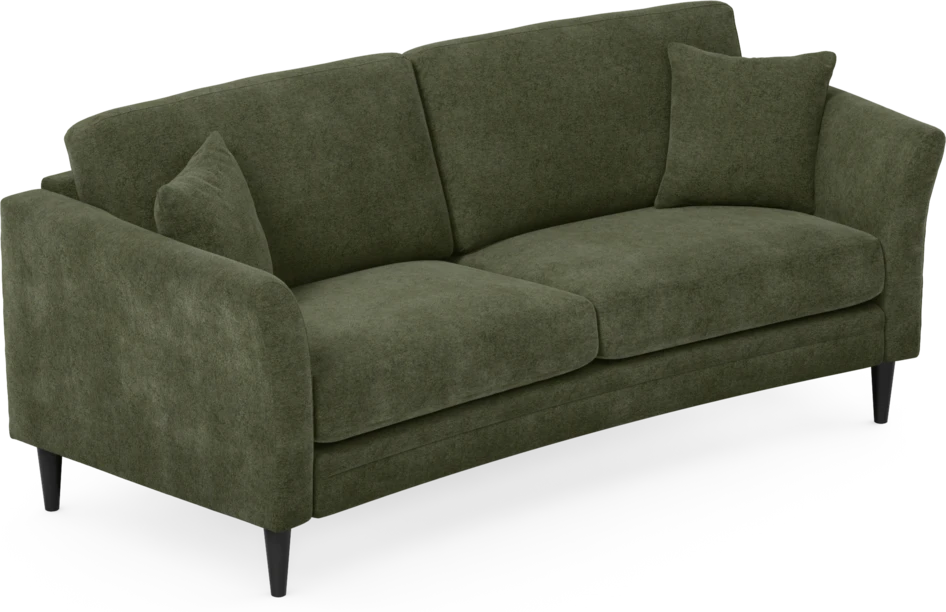 Eden - 2,5-sits soffa svängd - Grön