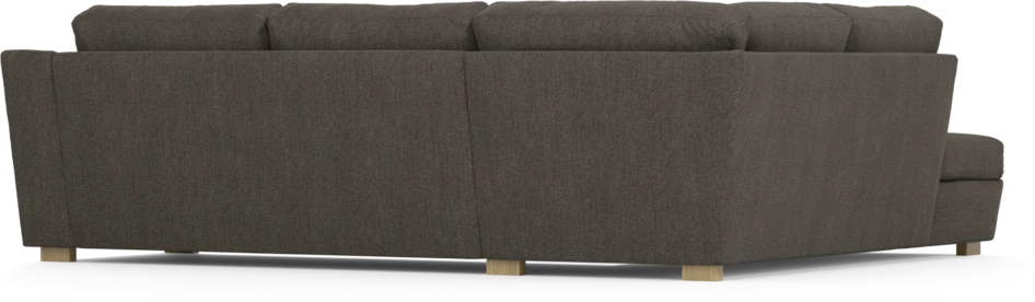 Friday - 2,5-sits soffa med divan vänster - Brun