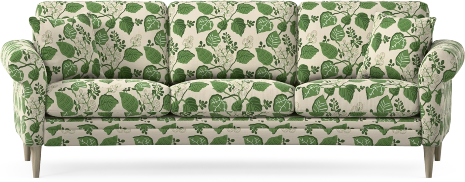 Eden - 3-sits soffa svängd - Flerfärgad