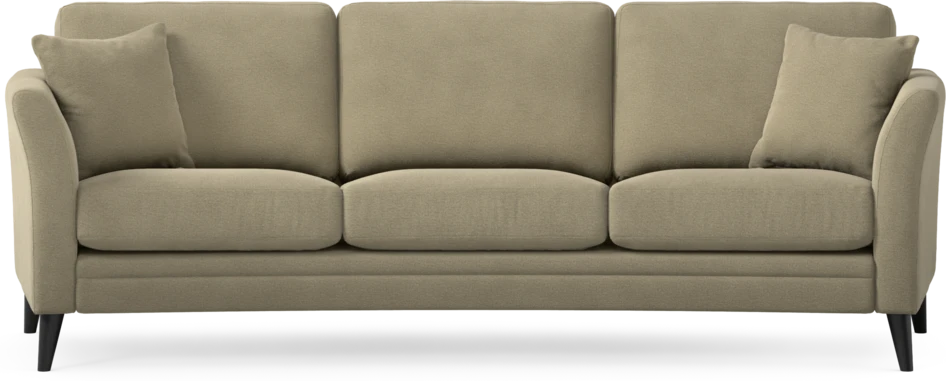 Eden - 3-sits soffa svängd - Beige