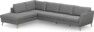 County - 3-sits soffa med divan vänster - Grå