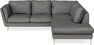 Madison - 2-sits soffa med divan höger - Grå