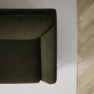 Madison - 2-sits soffa med divan höger - Grön
