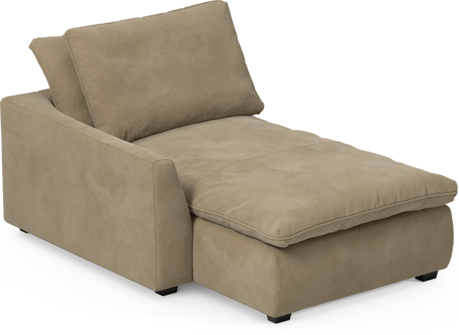 Bellora - Schäslong med armstöd vänster - Beige