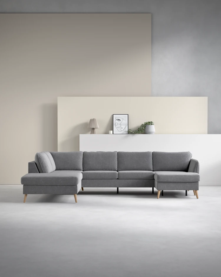 County - 3-sits soffa med divan vänster och schäslong höger - inspiration