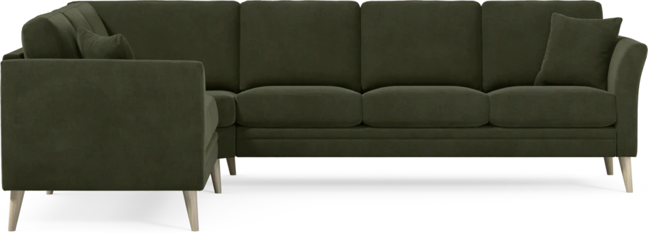 Eden - Hörnsoffa, 2+3-sits - Grön