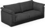 Cherrie - 2,5-sits soffa med kappa - Svart