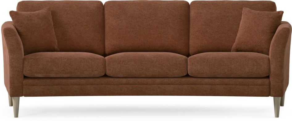 Eden - 3-sits soffa svängd - Orange