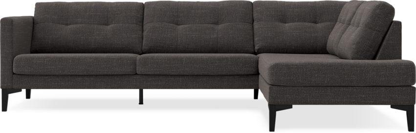 Rio - 3-sits soffa med divan höger - Grå