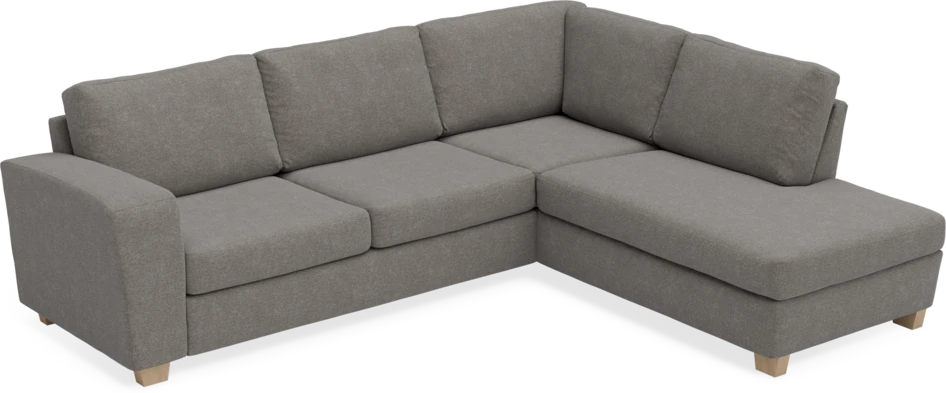 Friday - 2,5-sits soffa med divan höger - Grå