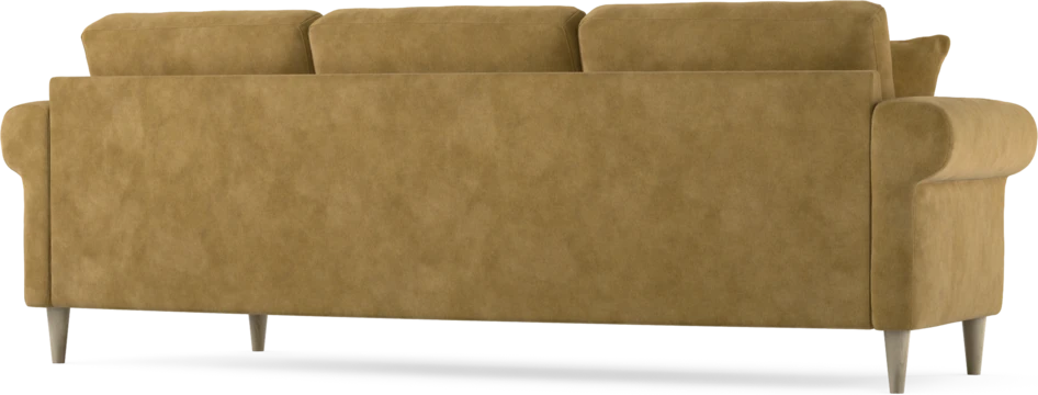 Eden - 3-sits soffa svängd - Gul