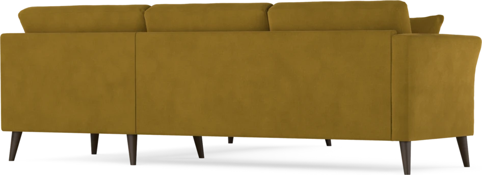 Eden - Hörnsoffa, 2,5+2,5-sits - Gul