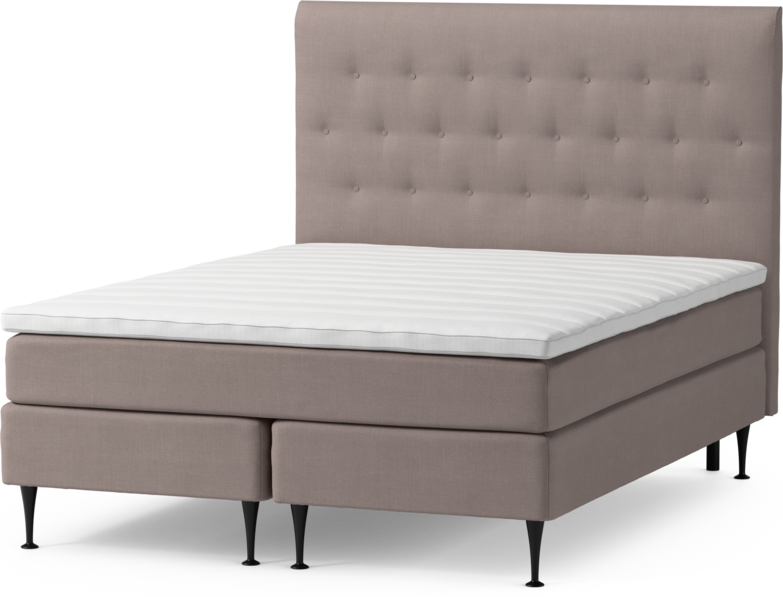 Roma Family - Kontinentalsäng, dubbelsäng med bäddmadrass och sänggavel pikerad, B 160-180