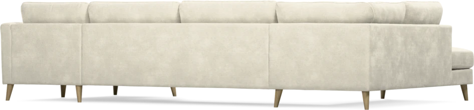 Bridge - 3-sits soffa med divan vänster och schäslong höger - Vit