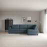 Friday - 2,5-sits soffa med divan höger - Blå