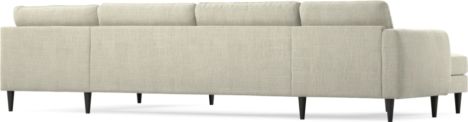 Bridge - 3-sits soffa med schäslong vänster och divan höger - Beige