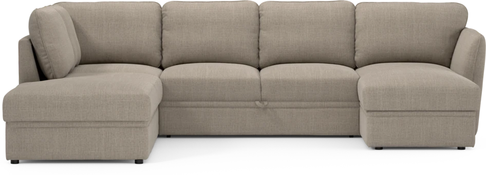 Öland - Bäddsoffa med divan vänster och schäslong höger - Beige