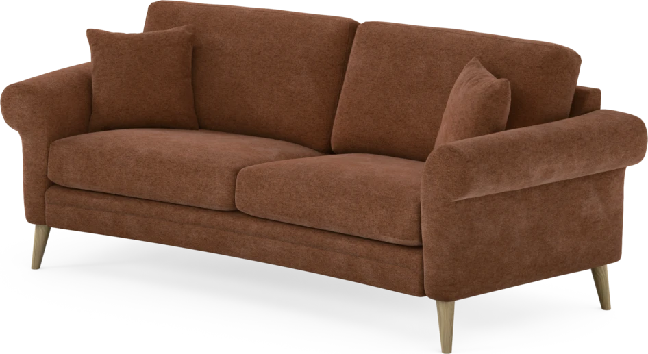 Eden - 2,5-sits soffa svängd - Orange