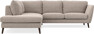 Madison - 2-sits soffa med divan vänster - Beige