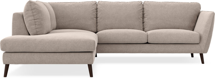 Madison - 2-sits soffa med divan vänster - Beige