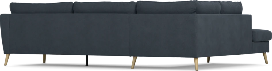 County - 2,5-sits soffa med divan vänster - Blå