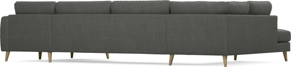 Bridge - 3-sits soffa med divan vänster och schäslong höger - Grå